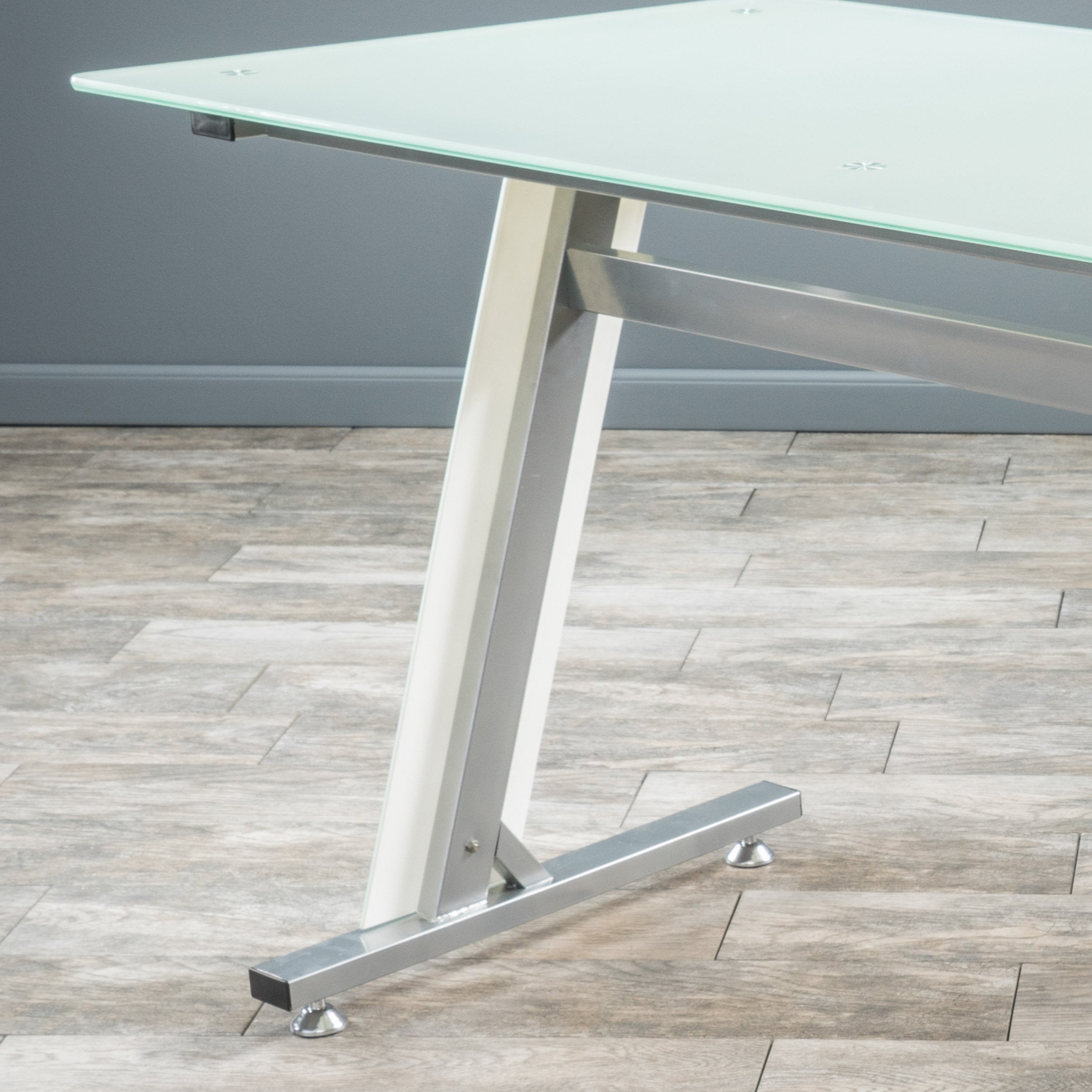 modern tempered glass computer desk with storage nh865592 modern tempered glass computer desk with storage nh865592