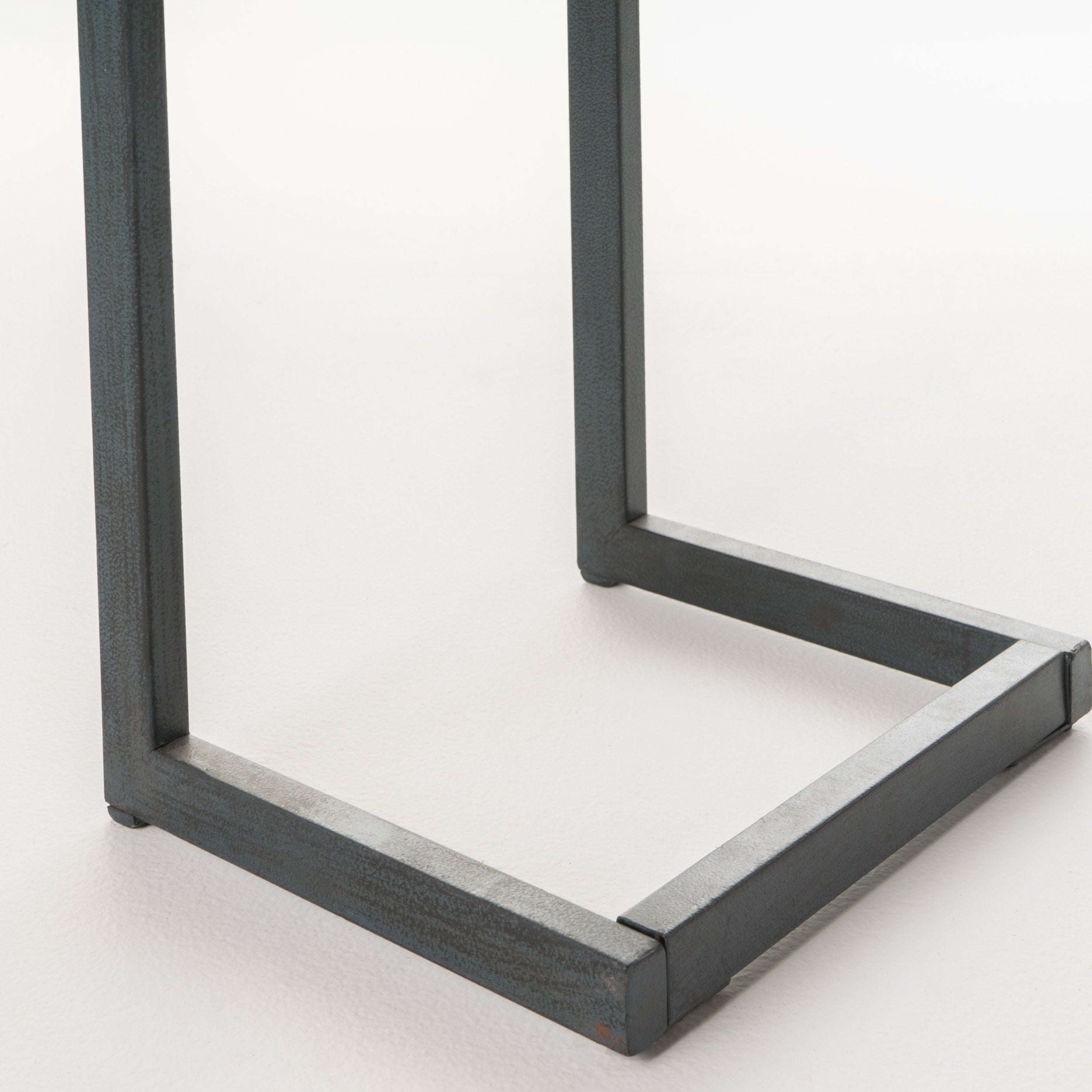 modern industrial firwood c shaped accent side table with iron frame nh780992 modern industrial firwood c shaped accent side table with iron frame nh780992