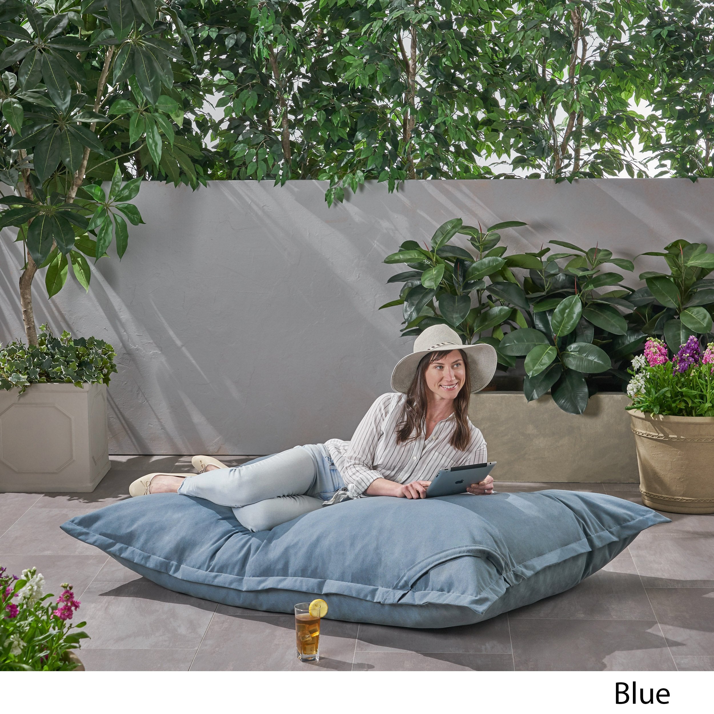 outdoor water resistant 5.5x4 lounger bean bag nh820803 outdoor water resistant 5.5x4 lounger bean bag nh820803