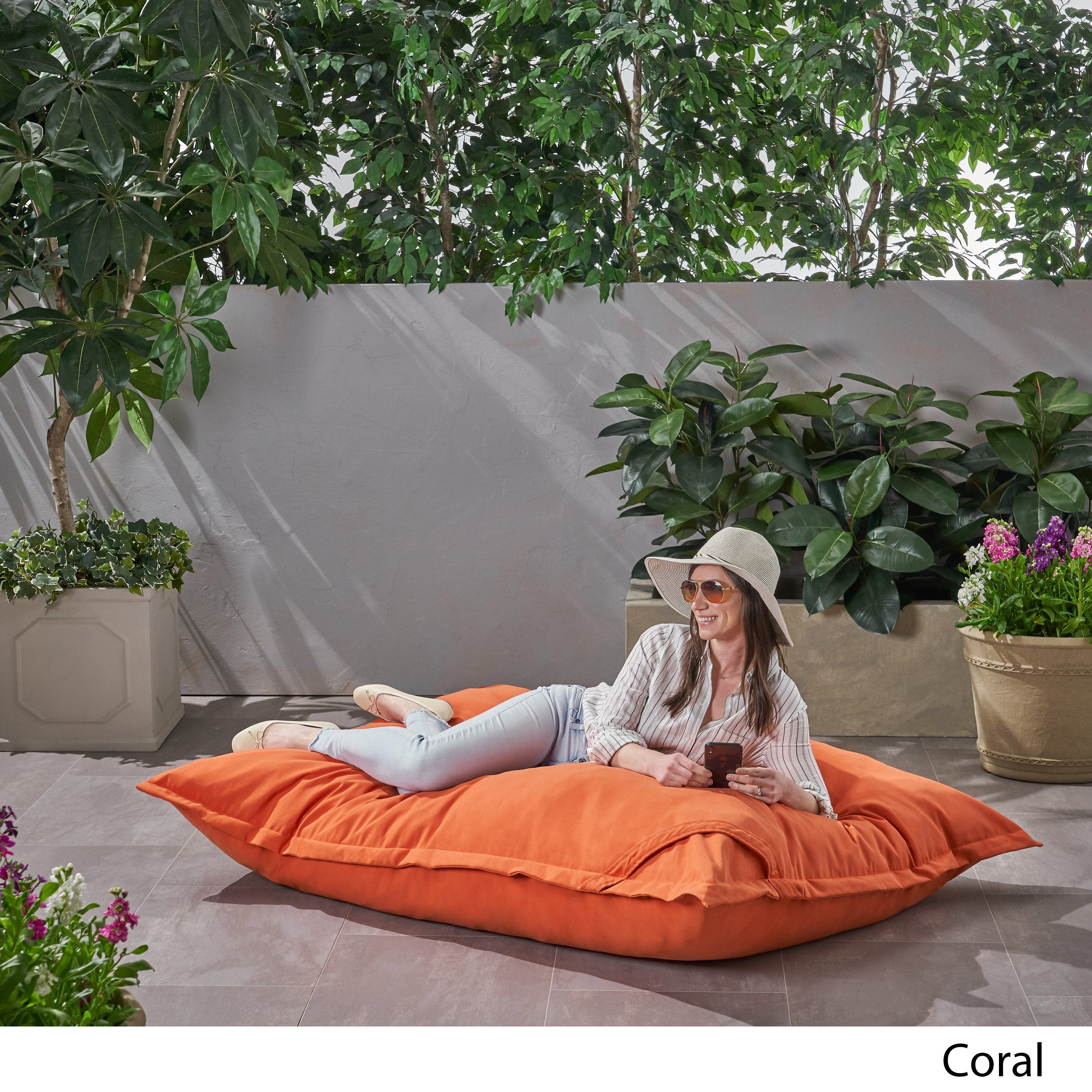 outdoor water resistant 5.5x4 lounger bean bag nh820803 outdoor water resistant 5.5x4 lounger bean bag nh820803