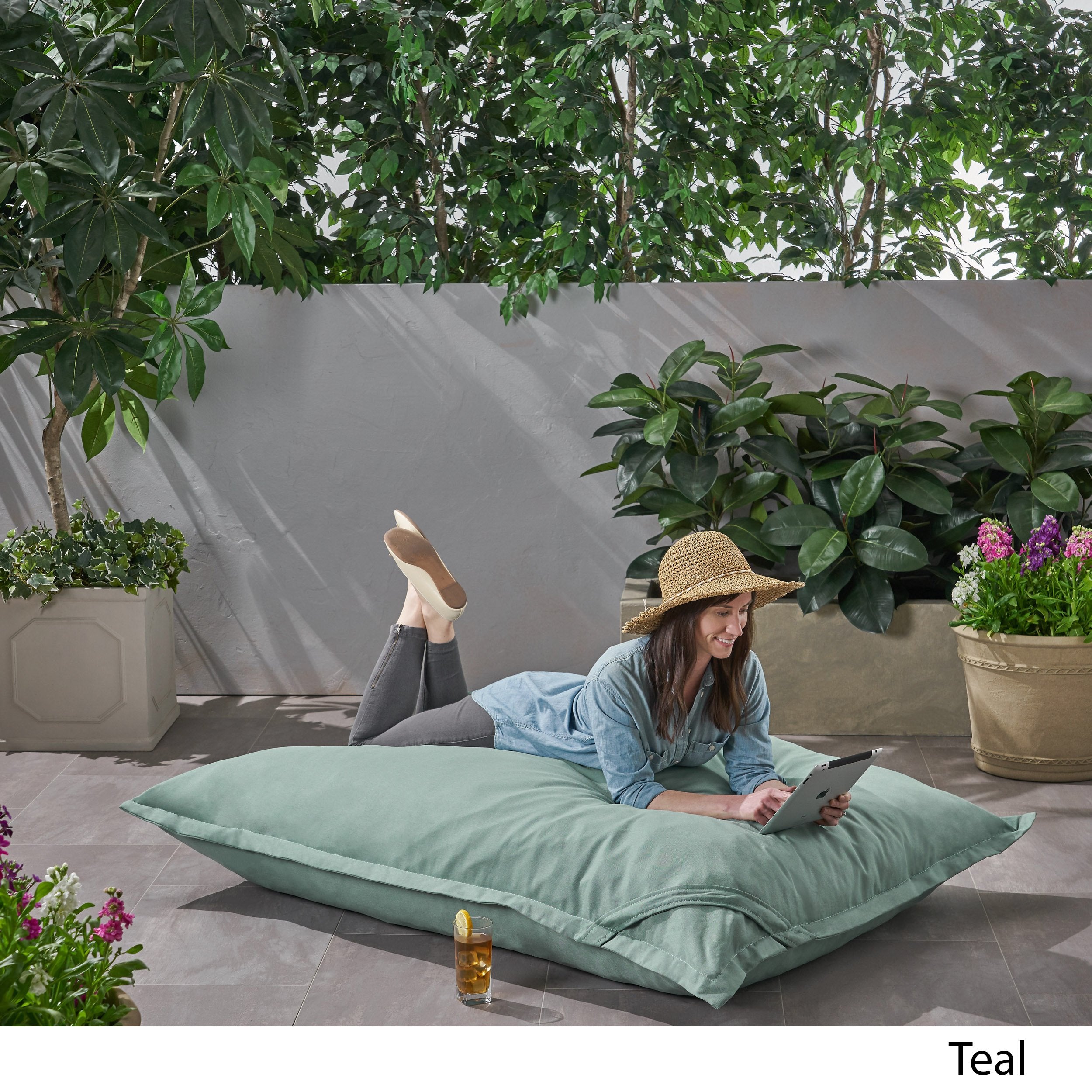 outdoor water resistant 5.5x4 lounger bean bag nh820803 outdoor water resistant 5.5x4 lounger bean bag nh820803