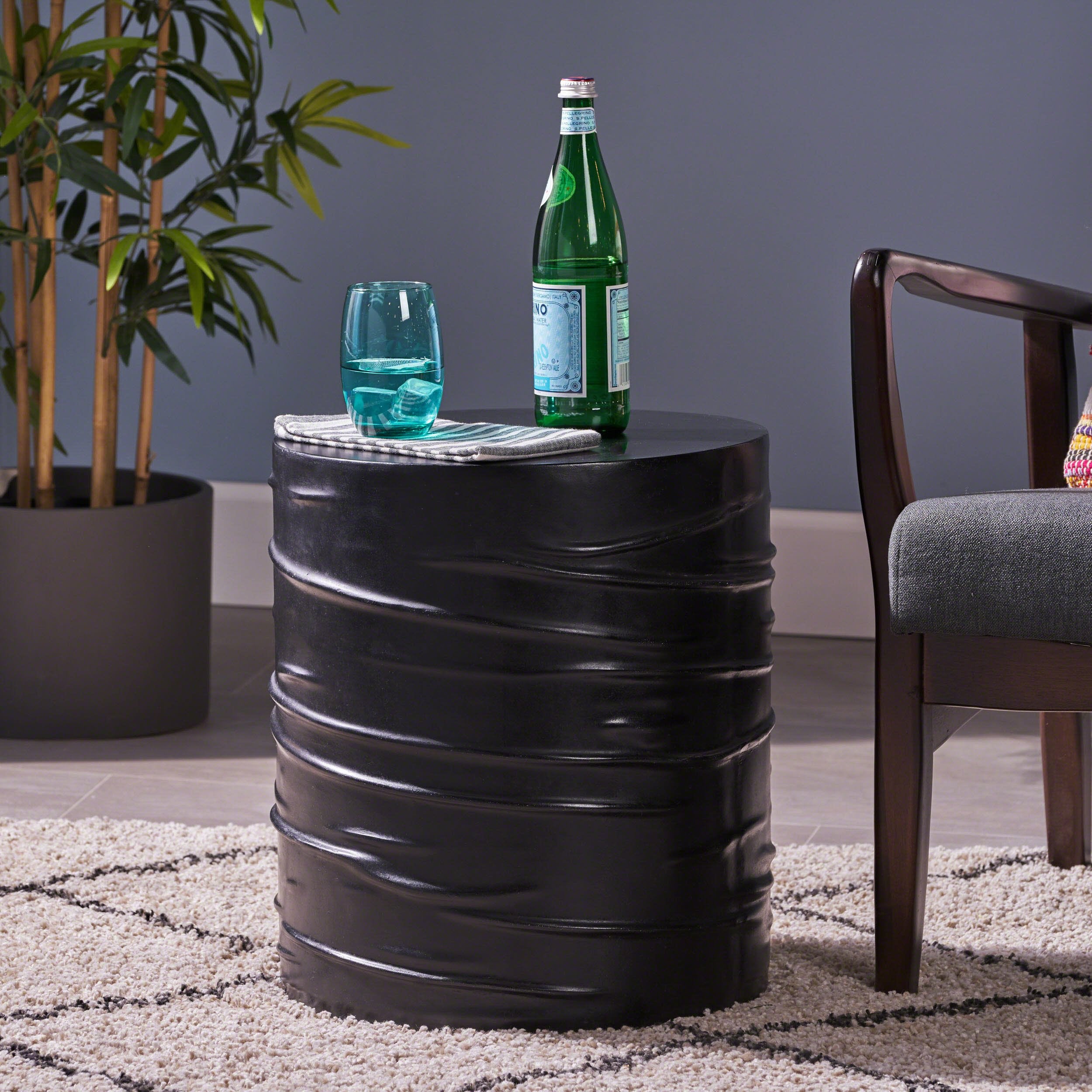 16 inch light weight concrete side table nh788403 16 inch light weight concrete side table nh788403