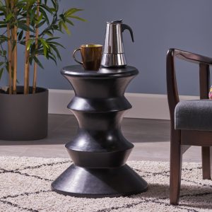 22 inch light weight concrete side table nh988403