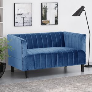 channel stitch velvet settee nh457213