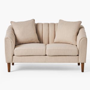 channel stitched fabric loveseat nh563213