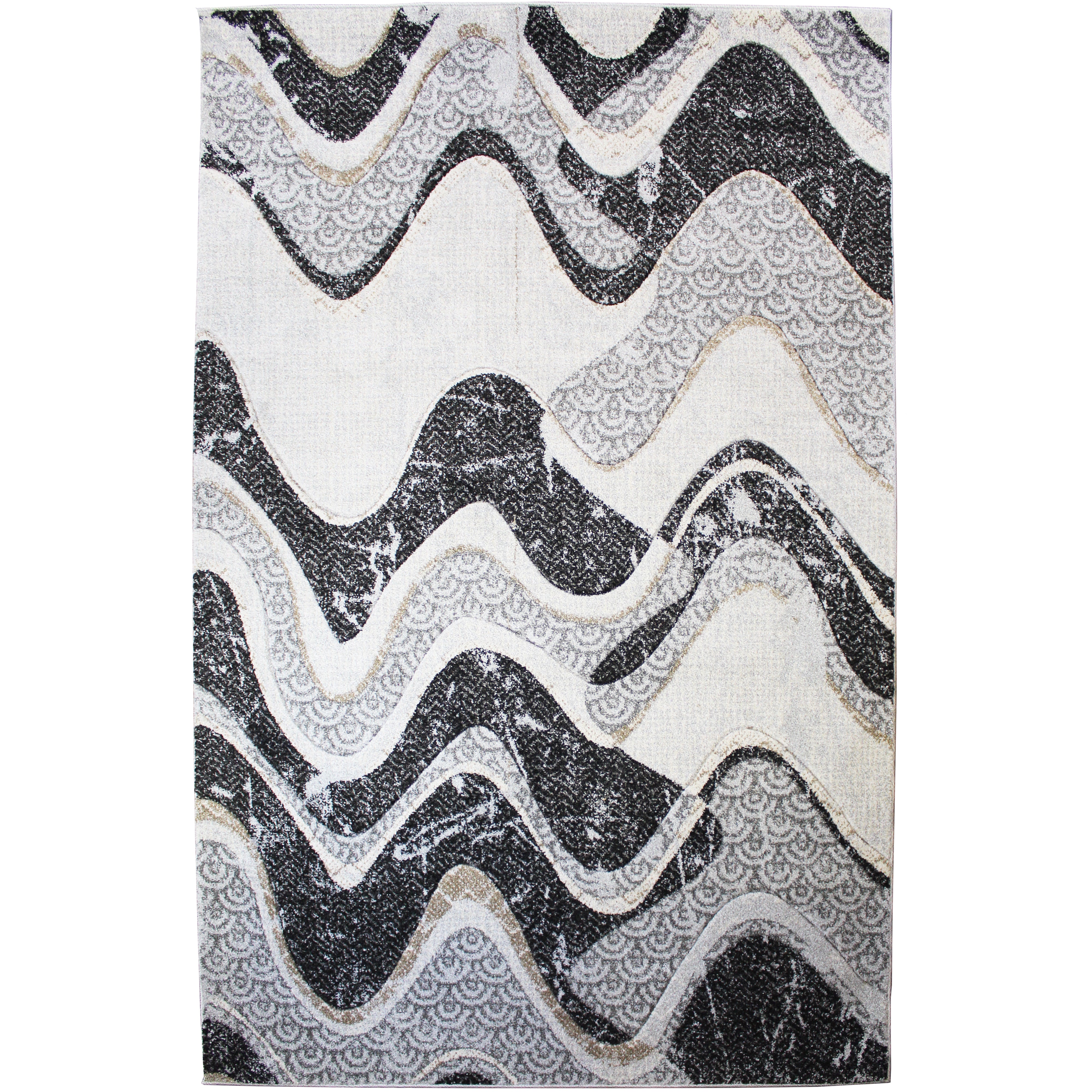 natural geo jasmine modern wavy abstract gray/black area rug natural geo jasmine modern wavy abstract gray/black area rug