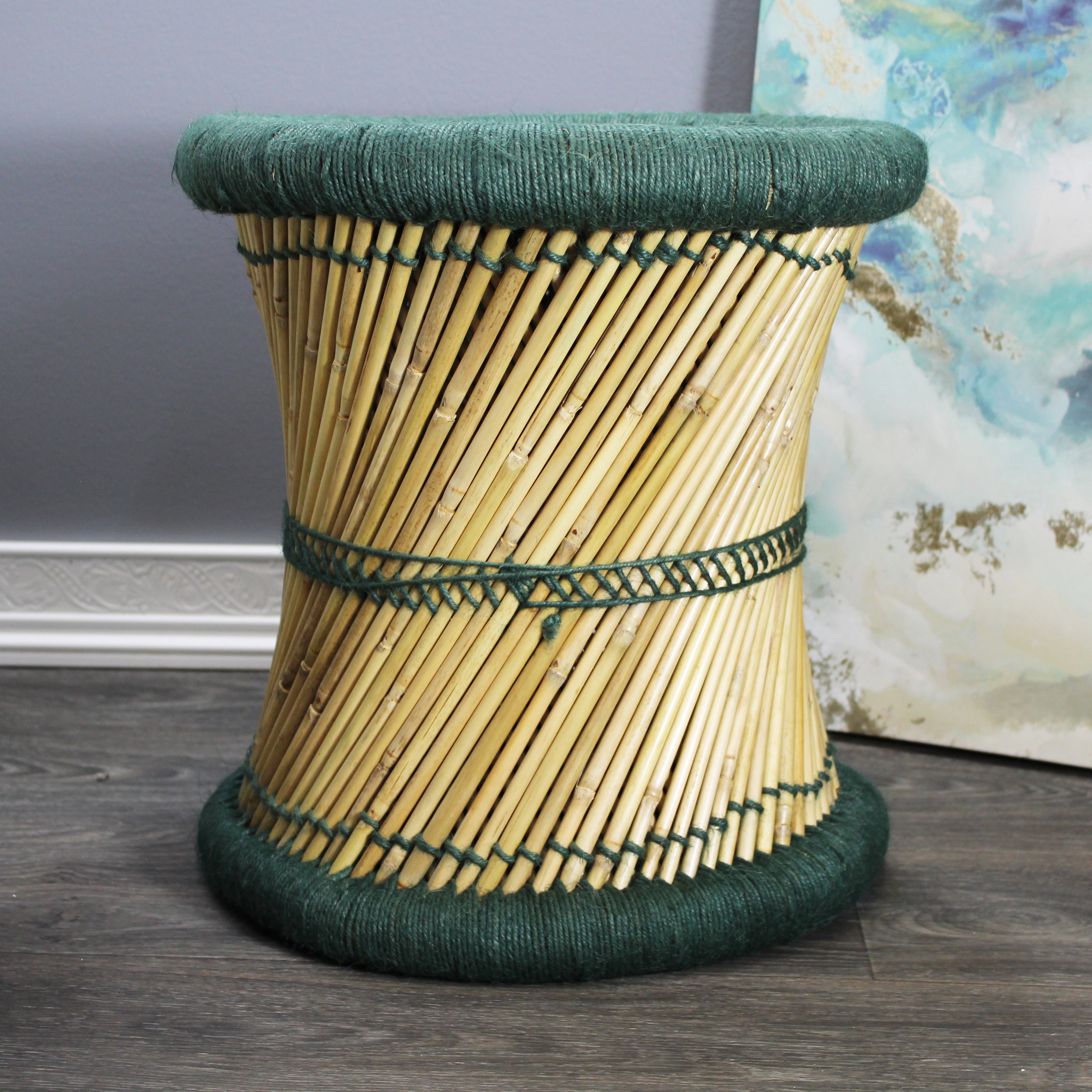 natural geo moray decorative handwoven jute accent stool (set of 2) natural geo moray decorative handwoven jute accent stool (set of 2)