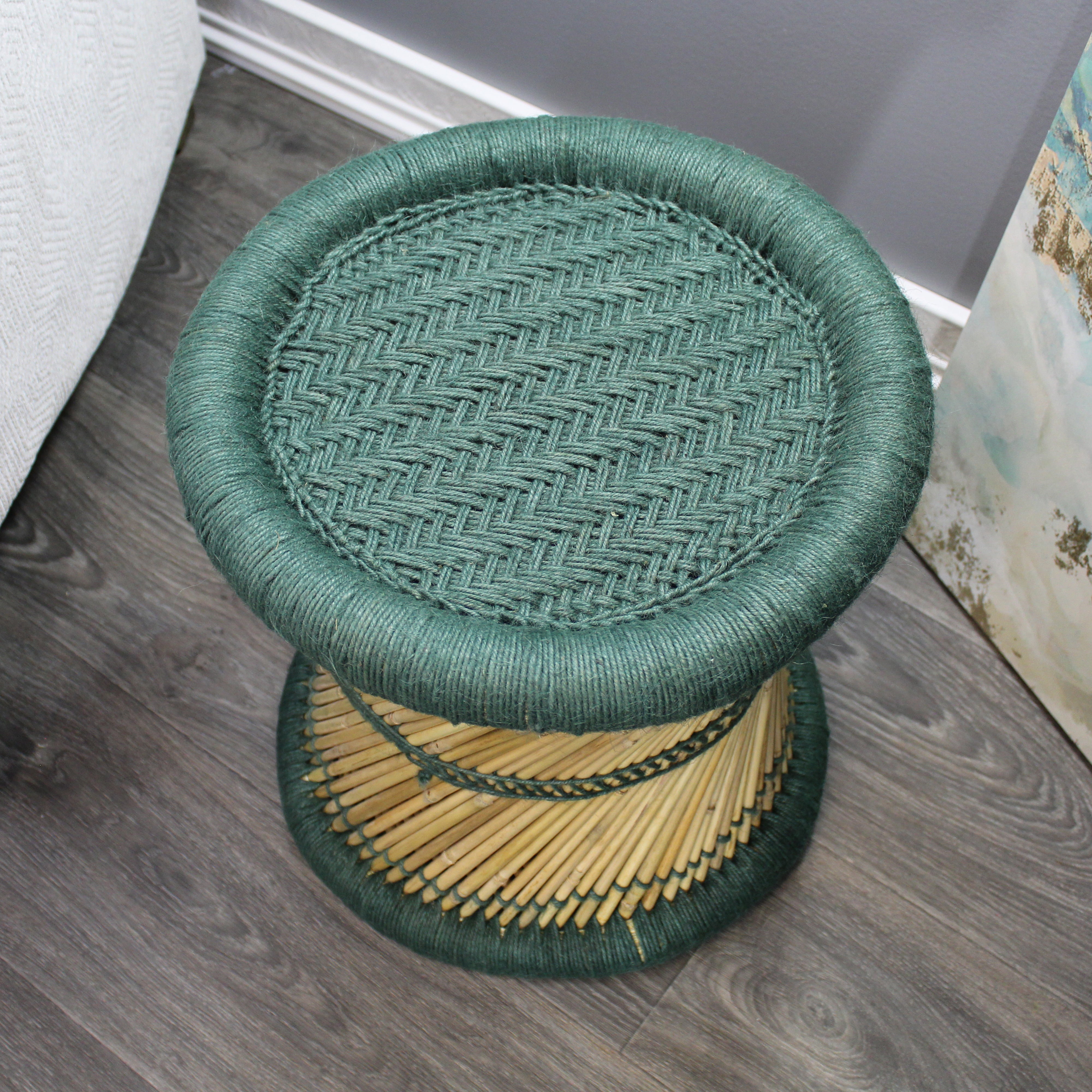 natural geo moray decorative handwoven jute accent stool (set of 2) natural geo moray decorative handwoven jute accent stool (set of 2)