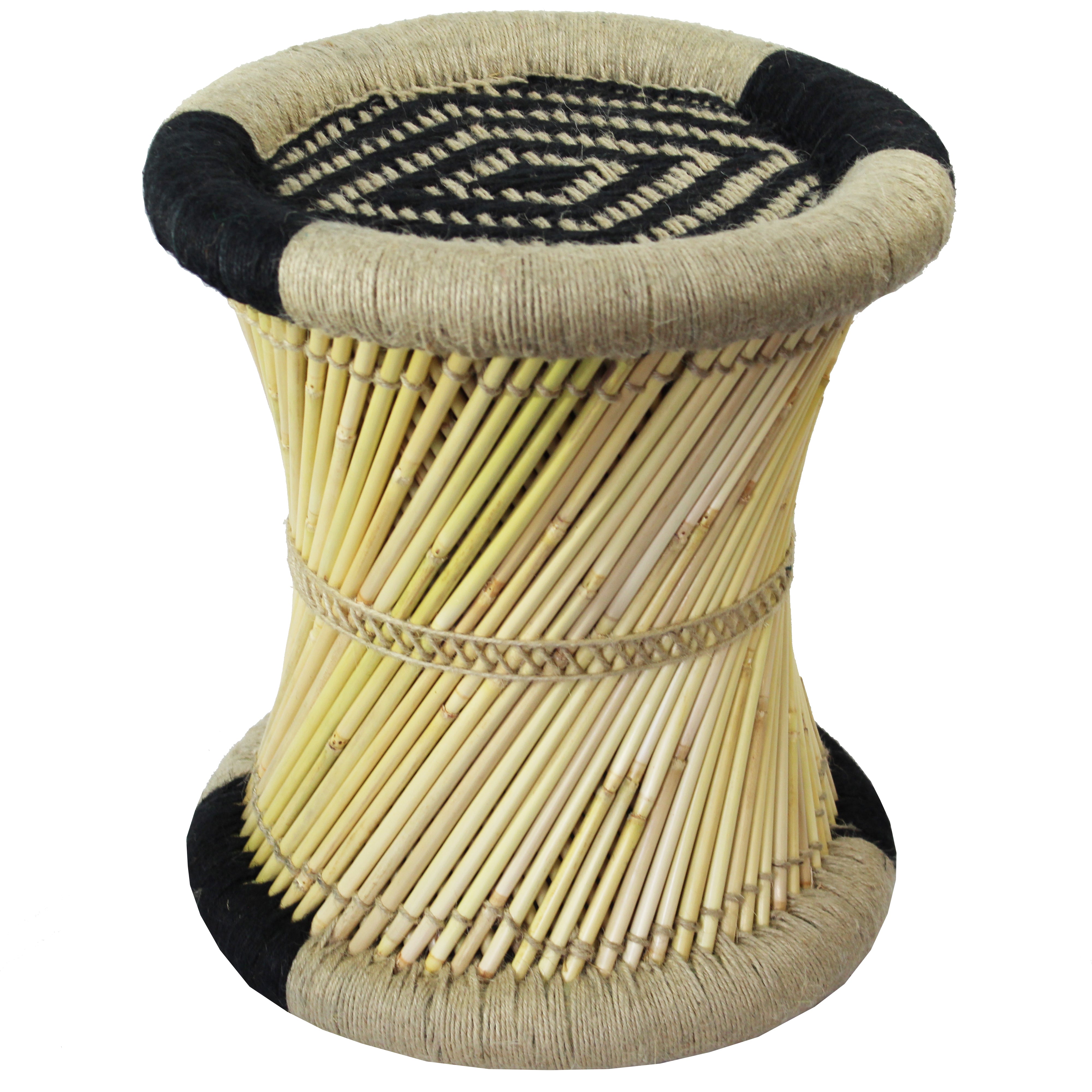 natural geo moray decorative handwoven jute accent stool (set of 2) natural geo moray decorative handwoven jute accent stool (set of 2)