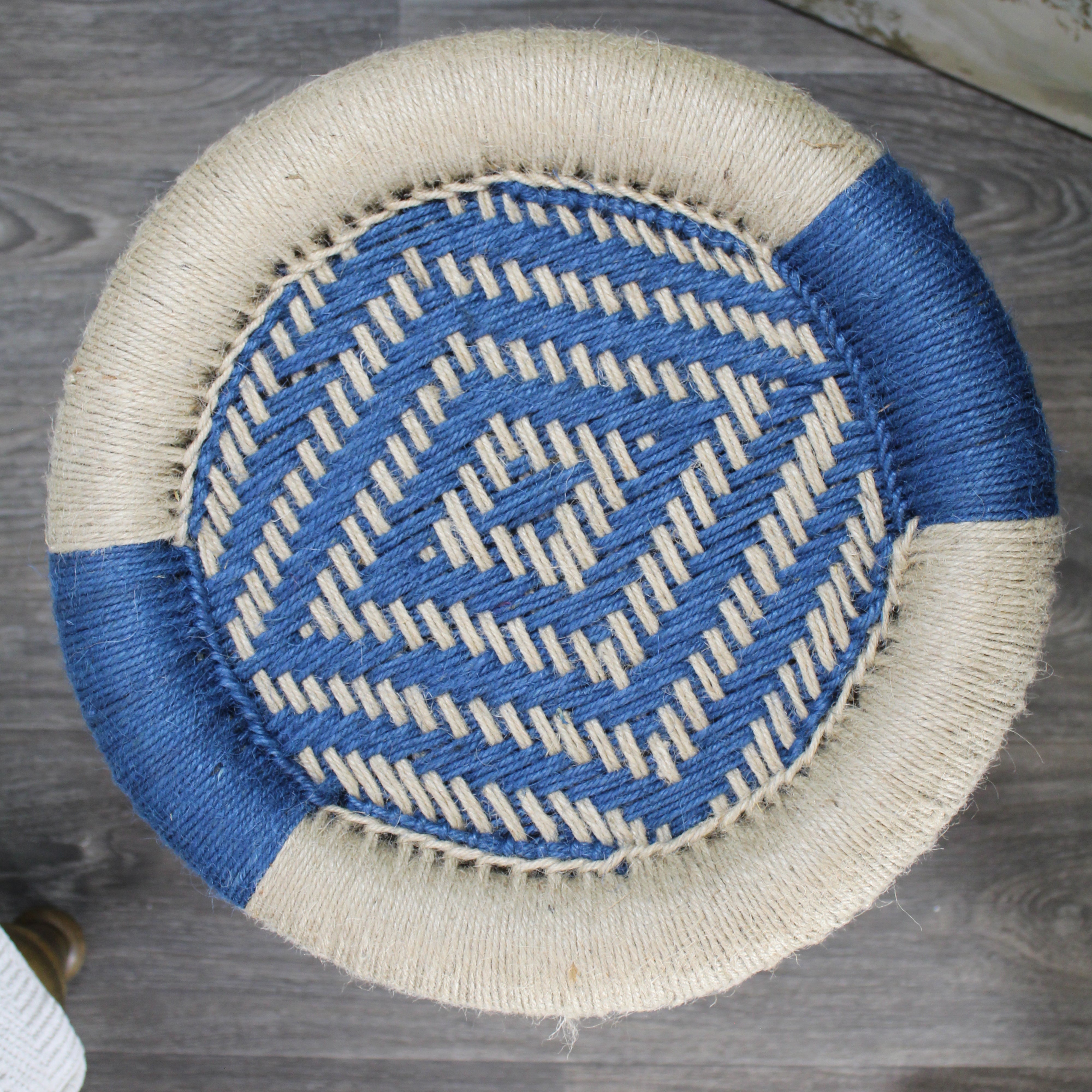 natural geo moray decorative handwoven jute accent stool (set of 2) natural geo moray decorative handwoven jute accent stool (set of 2)