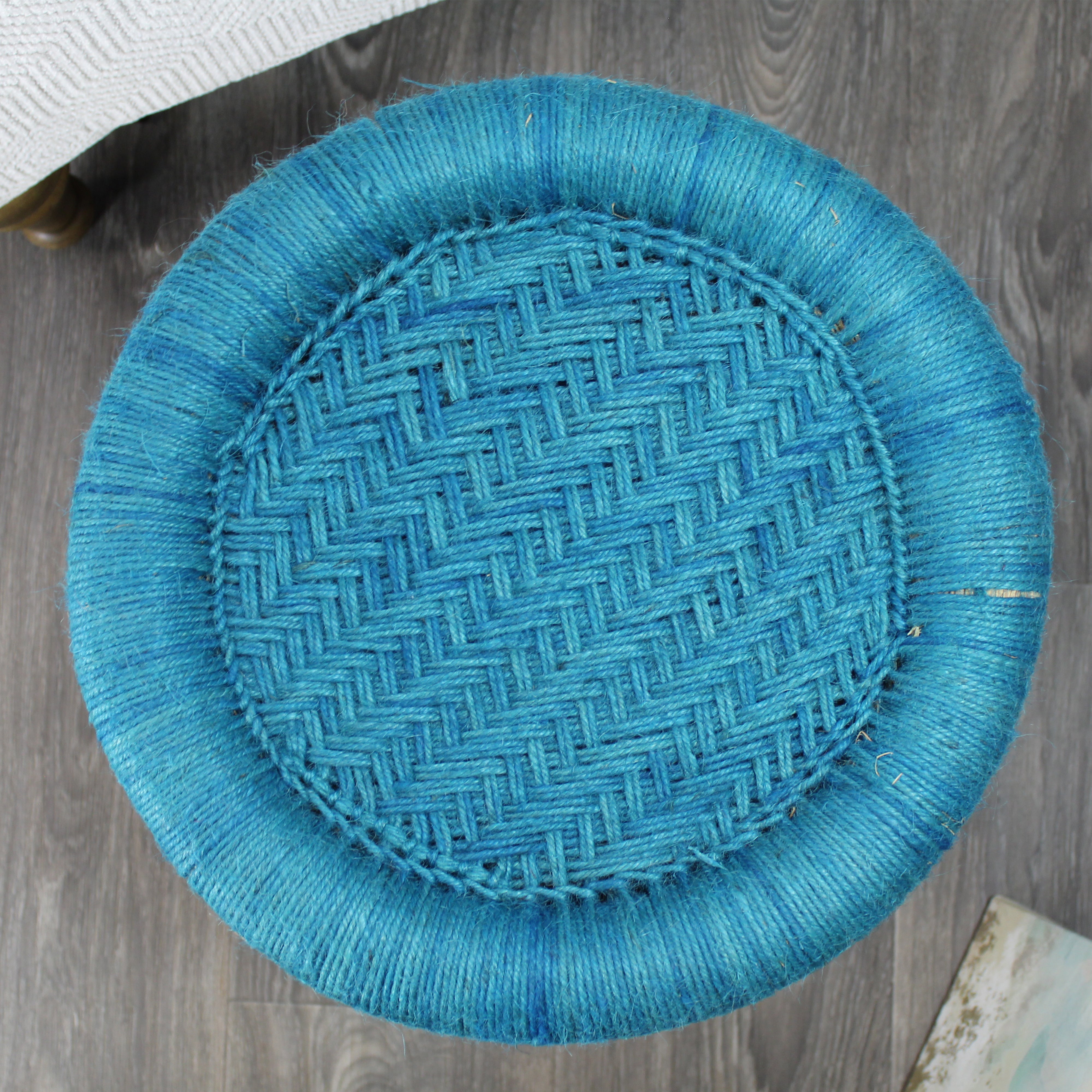 natural geo moray decorative handwoven jute accent stool (set of 2) natural geo moray decorative handwoven jute accent stool (set of 2)
