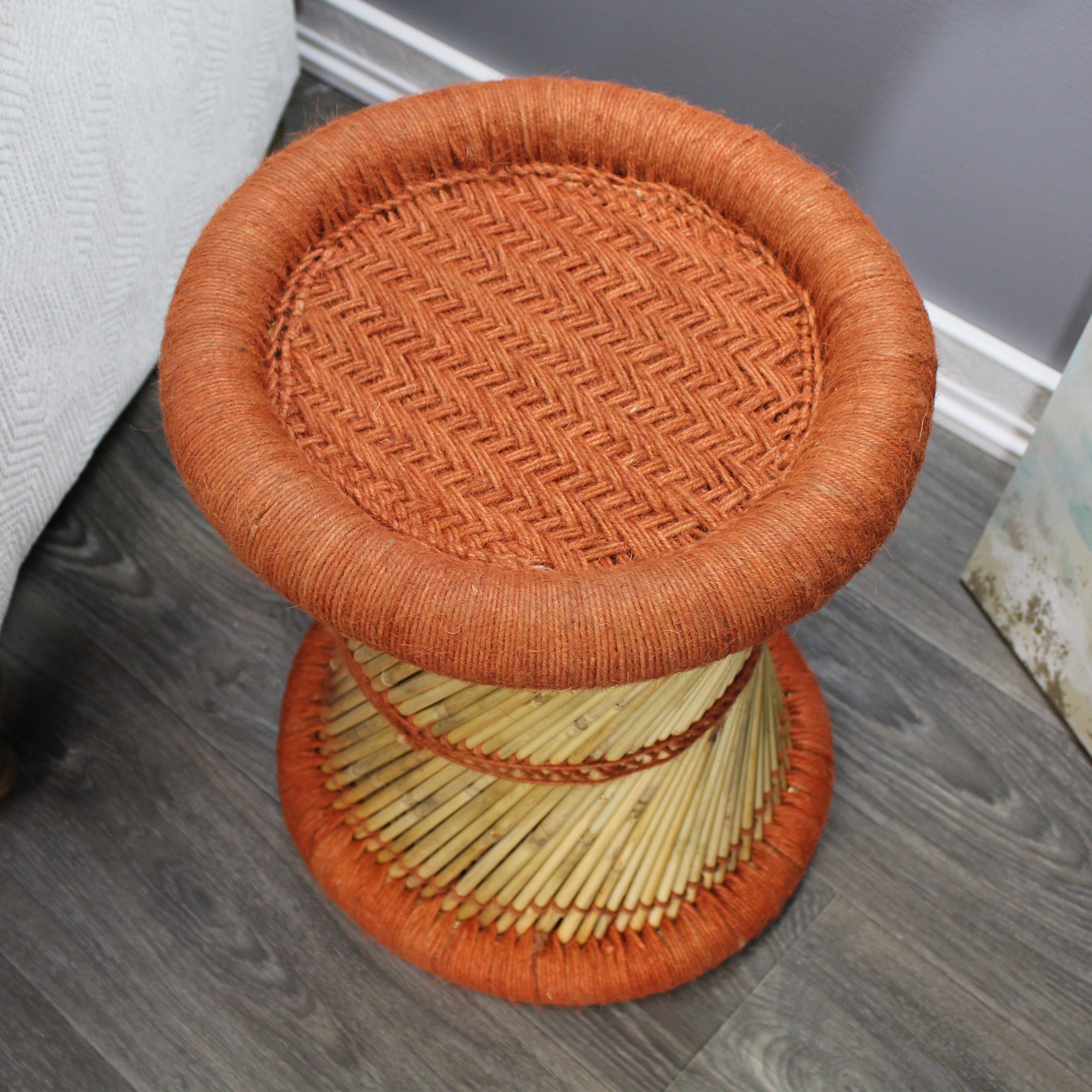 natural geo moray decorative handwoven jute accent stool (set of 2) natural geo moray decorative handwoven jute accent stool (set of 2)