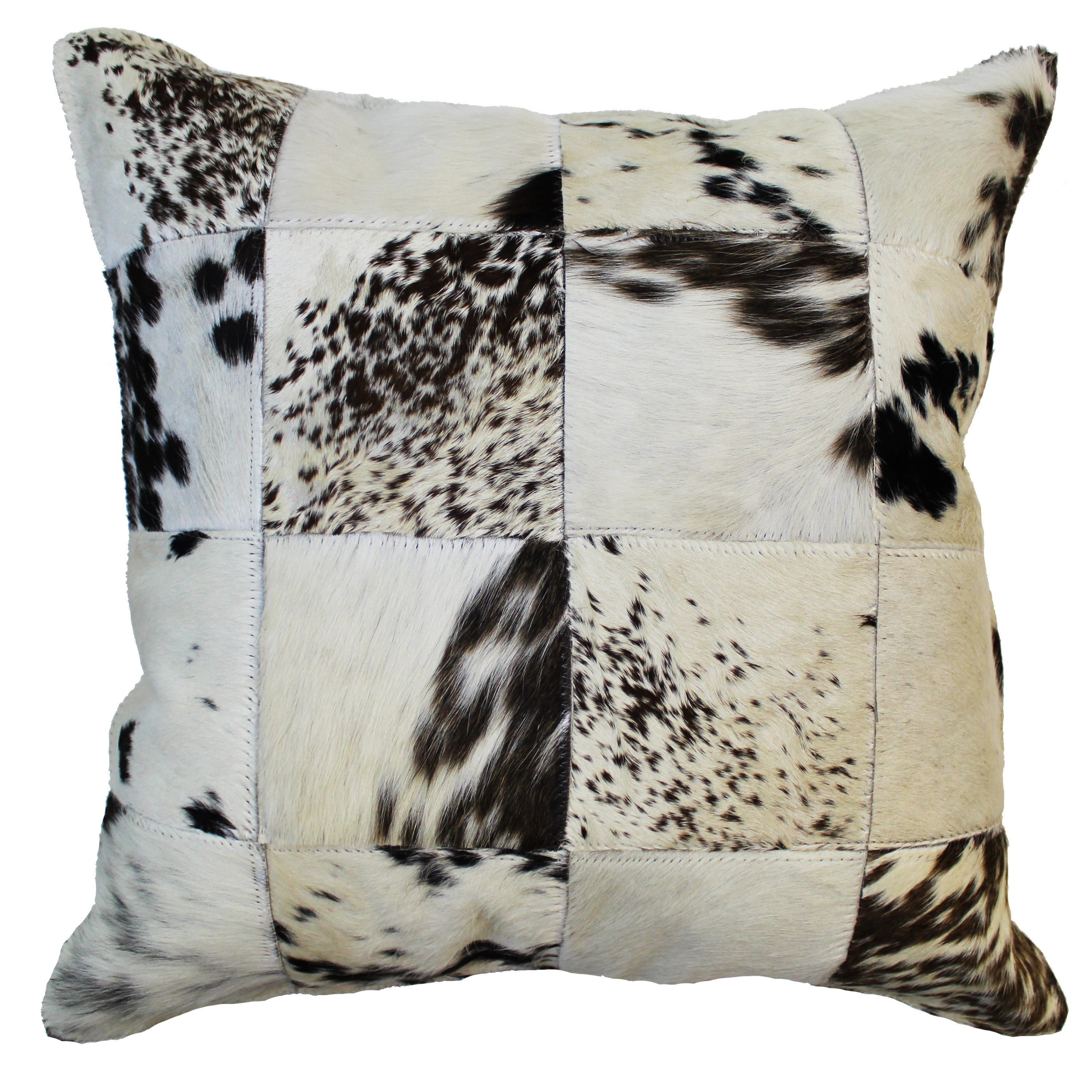 natural geo herd cowhide black/brown/white square decorative throw pillow natural geo herd cowhide black/brown/white square decorative throw pillow