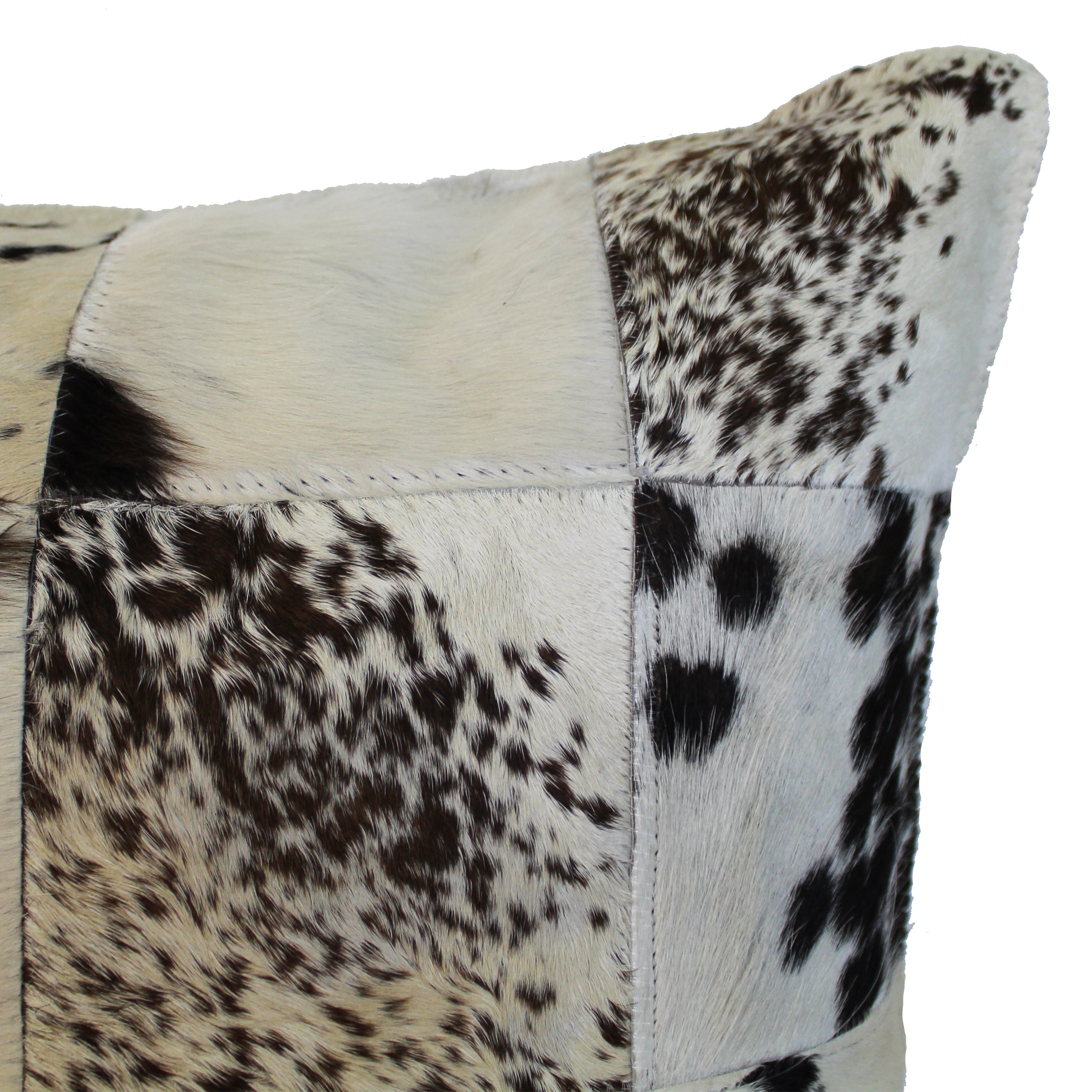 natural geo herd cowhide black/brown/white square decorative throw pillow natural geo herd cowhide black/brown/white square decorative throw pillow