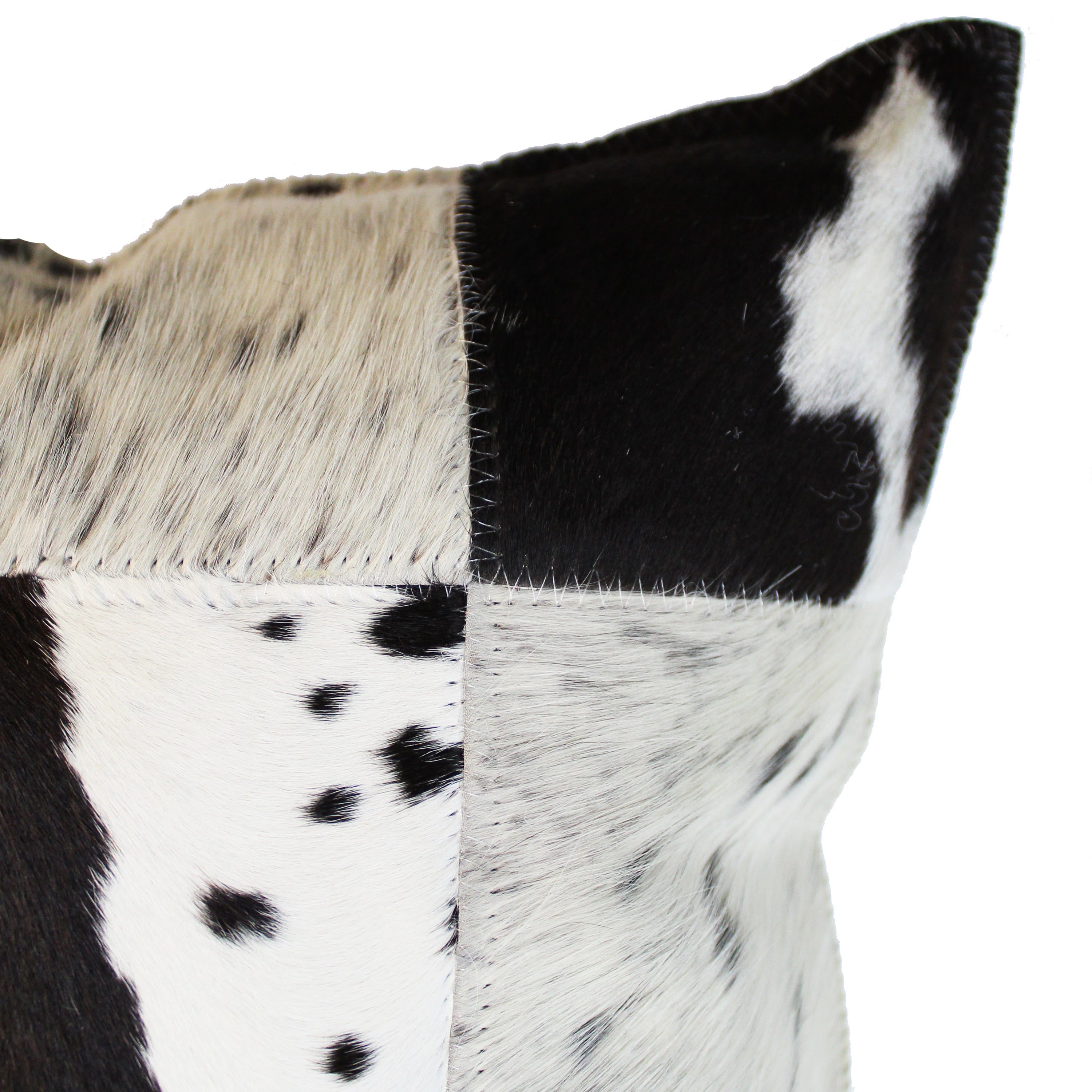 natural geo herd cowhide black/brown/white square decorative throw pillow natural geo herd cowhide black/brown/white square decorative throw pillow