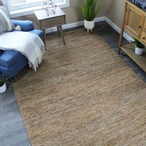 natural geo spontaneous jute handwoven beige/natural area rug